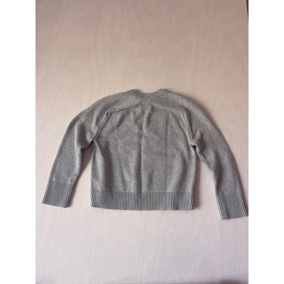 Abercrombie & Fitch Womens Gray Cherry Intarsia Crew Neck Sweater XS - Picture 6 of 7